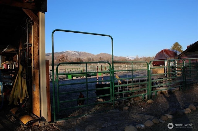 79 Duck Lake Rd, Omak, WA 98841 - horse barn featuring a mountain view and a rural view