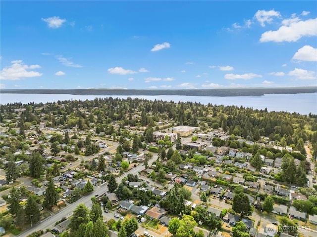 9359 SW 31st Pl, Seattle, WA 98126 - aerial overview of property's location featuring a nearby body of water and nearby suburban area