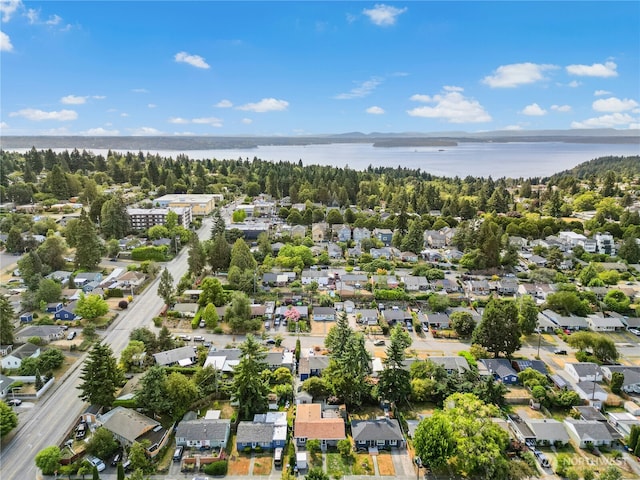 9359 SW 31st Pl, Seattle, WA 98126 - aerial view of property and surrounding area featuring nearby suburban area and a large body of water