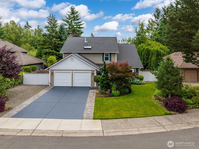 21227 SE 29th St, Sammamish, WA 98075 - view of front of property with driveway, an attached garage, and a shingled roof