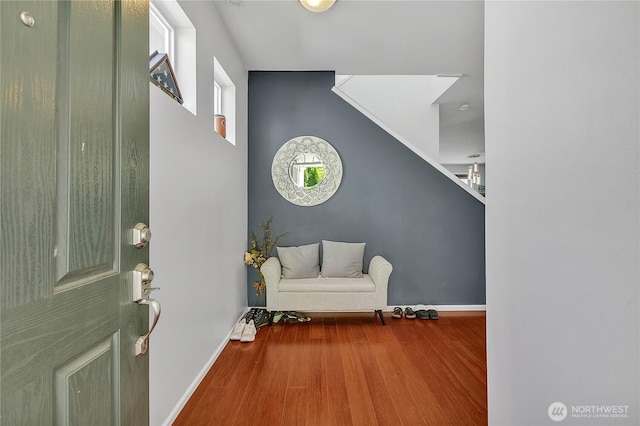 4023 Tribute Ave E, Fife, WA 98424 - foyer featuring wood finished floors and baseboards