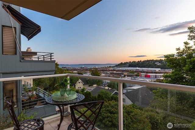 2241 13th Ave W, Seattle, WA 98119 - view of balcony at dusk