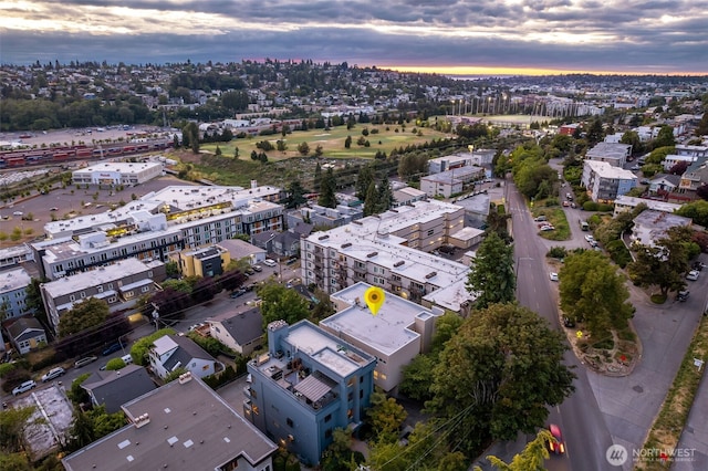 2241 13th Ave W, Seattle, WA 98119 - aerial view of property and surrounding area