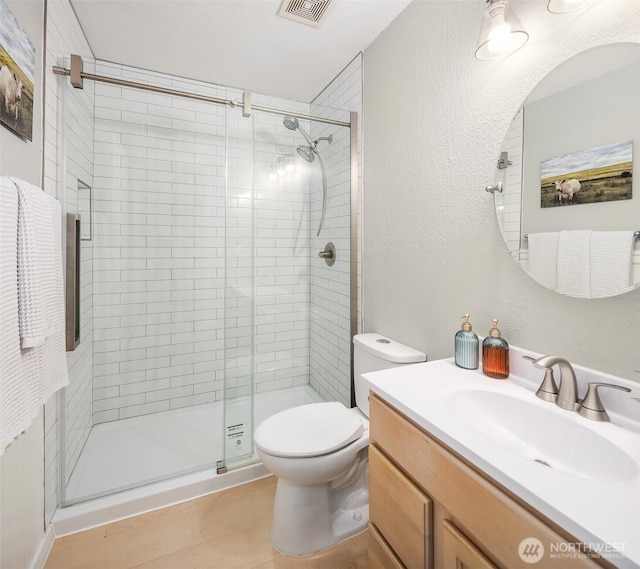 12023 100th Ave NE Unit C4, Kirkland, WA 98034 - bathroom with a shower stall and vanity