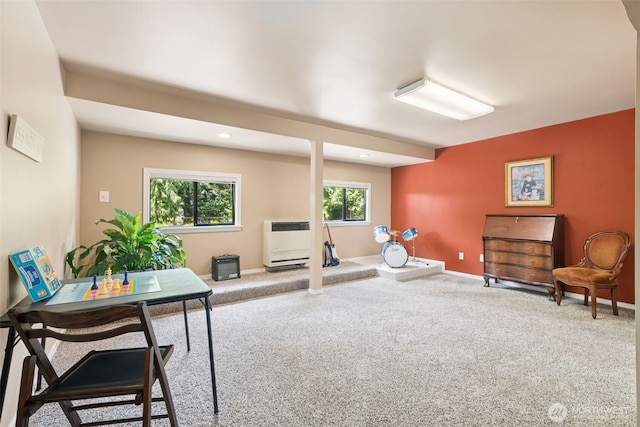 14531 262nd Ave SE, Issaquah, WA 98027 - living area with heating unit and carpet floors