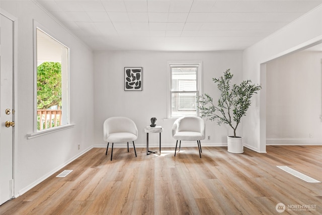 6719 46th Ave S, Seattle, WA 98118 - living area with plenty of natural light and light wood finished floors