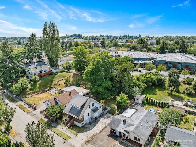 6719 46th Ave S, Seattle, WA 98118 - aerial perspective of suburban area with a tree filled landscape
