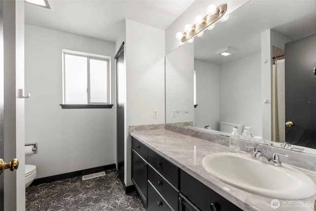 1521 90th Dr NE, Lake Stevens, WA 98258 - bathroom featuring marble finish floors and vanity