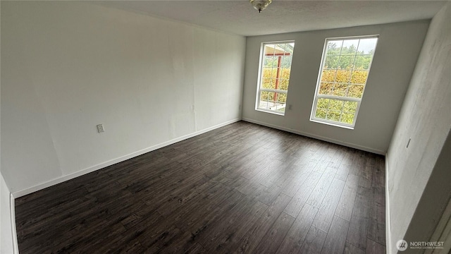 57 Covered Bridge Rd, Grays River, WA 98621 - empty room with dark wood-type flooring and baseboards