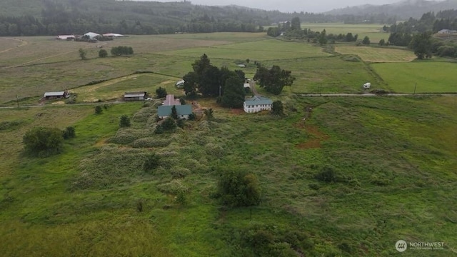 57 Covered Bridge Rd, Grays River, WA 98621 - aerial view of property's location featuring rural landscape