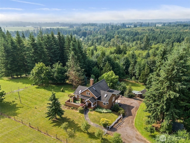 107 Gilbert Rd N, Onalaska, WA 98570 - view of subject property with a heavily wooded area