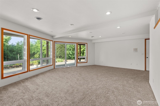 107 Gilbert Rd N, Onalaska, WA 98570 - carpeted spare room with recessed lighting