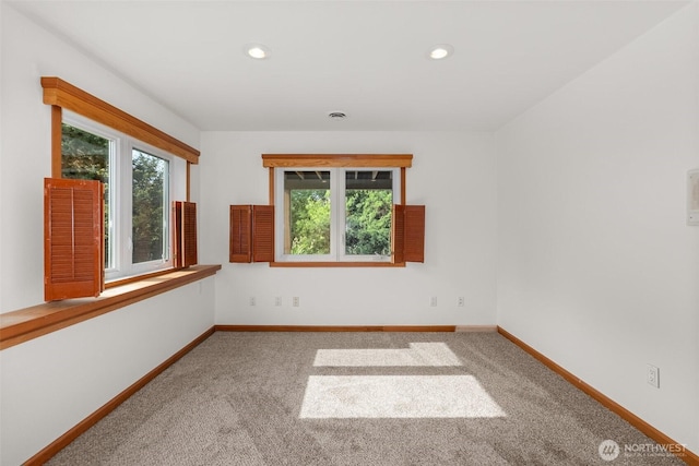 107 Gilbert Rd N, Onalaska, WA 98570 - spare room featuring carpet, healthy amount of natural light, and recessed lighting