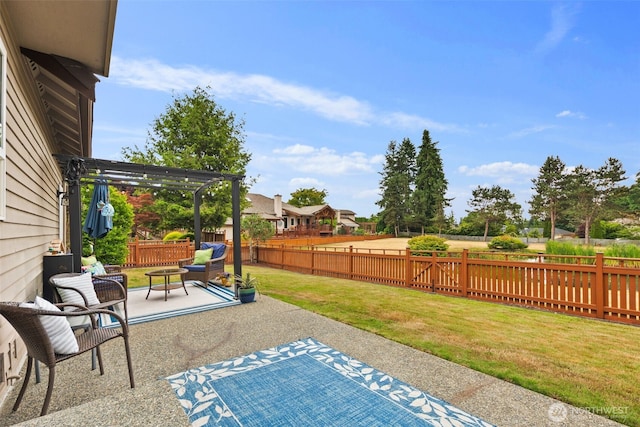 1514 232nd Pl SW, Bothell, WA 98021 - fenced backyard with a patio and a pergola