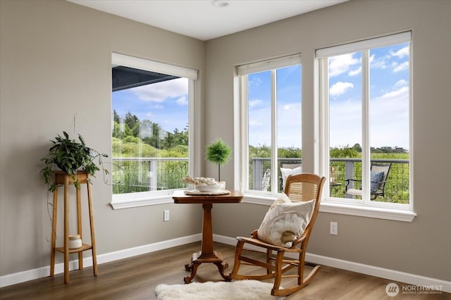 179 Perry Dr, Coupeville, WA 98239 - living area with healthy amount of natural light and wood finished floors