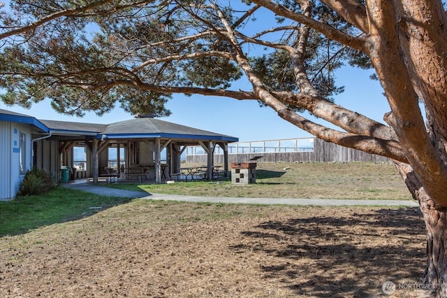 179 Perry Dr, Coupeville, WA 98239 - view of yard featuring a gazebo