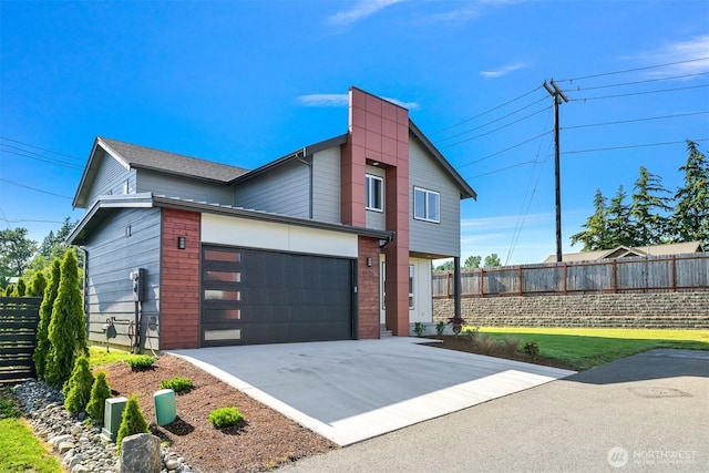 5513 Presley Ln, Ferndale, WA 98248 - view of front of property featuring concrete driveway and a garage