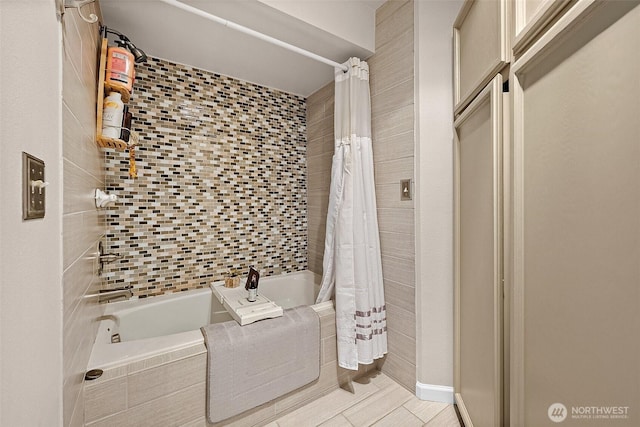 2313 S Cedar St Unit 107, Tacoma, WA 98405 - bathroom with tiled shower / bath combo
