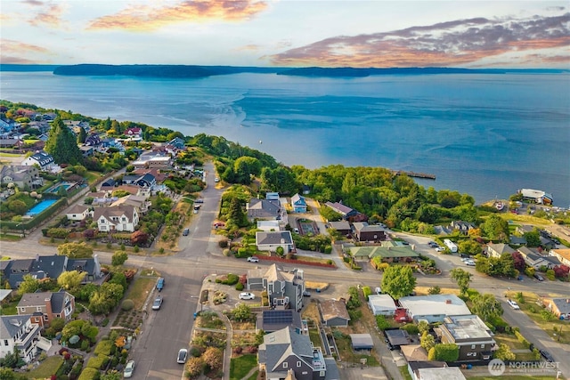 3519 N Union Ave Unit 2, Tacoma, WA 98407 - aerial view of property's location with nearby suburban area and a nearby body of water