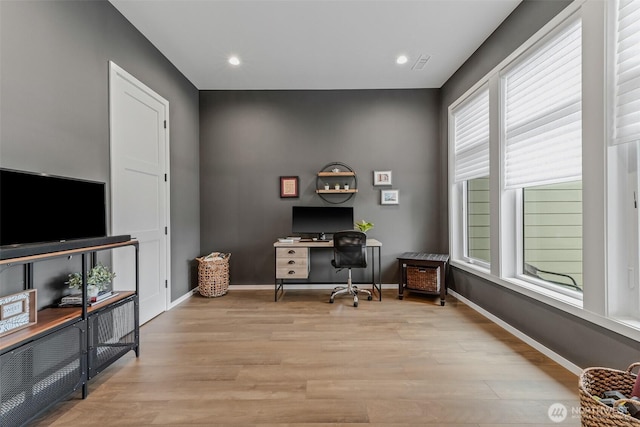 18500 NE 79th, Vancouver, WA 98682 - office featuring light wood finished floors and recessed lighting