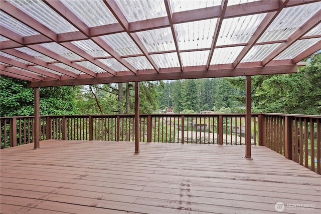 9910 Fairview Lake Rd SW, Port Orchard, WA 98367 - view of wooden terrace