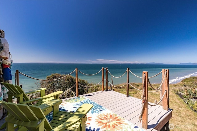 2369 W Beach Rd, Oak Harbor, WA 98277 - view of home's community with a deck with water view