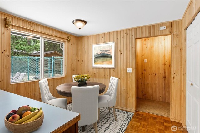 17722 6th Ave W, Bothell, WA 98012 - dining area with wood walls