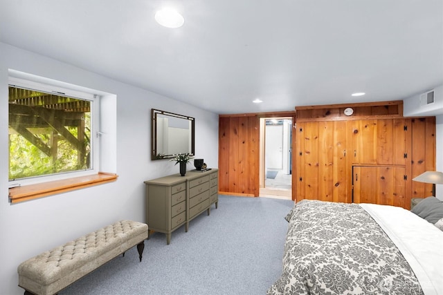 720 N Forest St, Bellingham, WA 98225 - bedroom featuring light colored carpet and recessed lighting