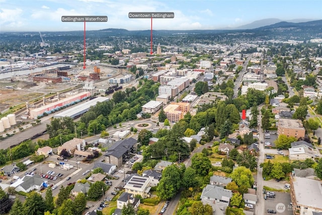 720 N Forest St, Bellingham, WA 98225 - view of urban area featuring a mountainous background