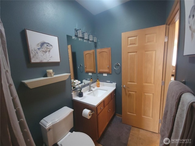 8542 Bainbridge Loop NE, Lacey, WA 98516 - bathroom with vanity and tile patterned floors