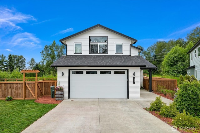 2649 Sandwood Ln, Blaine, WA 98230 - garage with concrete driveway
