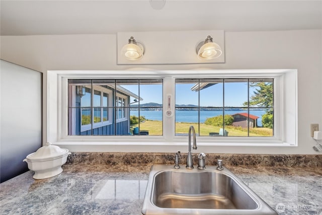4448 S Shore Dr, Anacortes, WA 98221 - kitchen view of a sink and nearby water