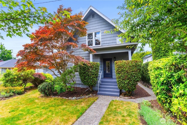 8251 Densmore Ave N, Seattle, WA 98103 - view of front facade featuring a front lawn