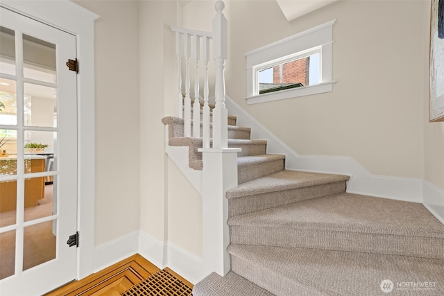 8251 Densmore Ave N, Seattle, WA 98103 - staircase with healthy amount of natural light