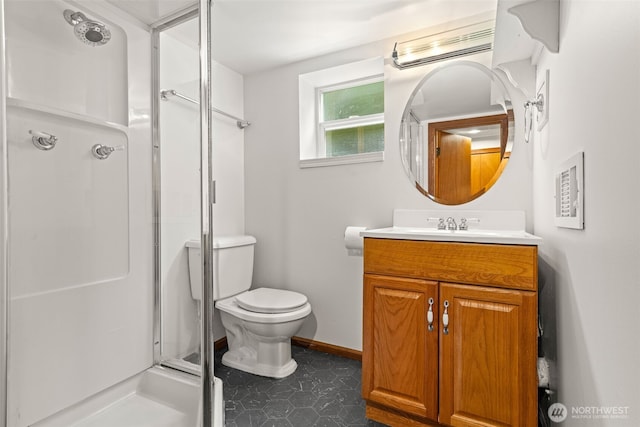 8251 Densmore Ave N, Seattle, WA 98103 - full bathroom with a shower stall and vanity