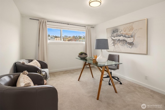 2301 Fairview Ave E Unit 301, Seattle, WA 98102 - home office with carpet and baseboards