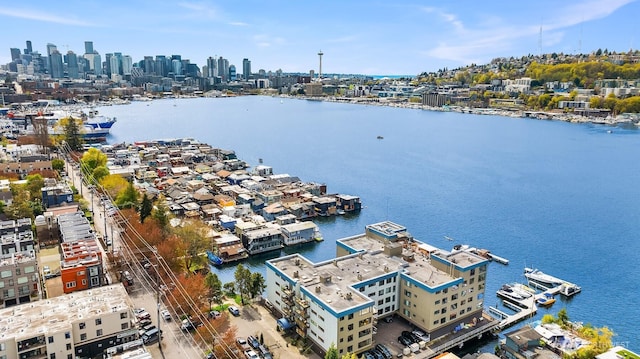 2301 Fairview Ave E Unit 301, Seattle, WA 98102 - aerial view of city skyline and a large body of water