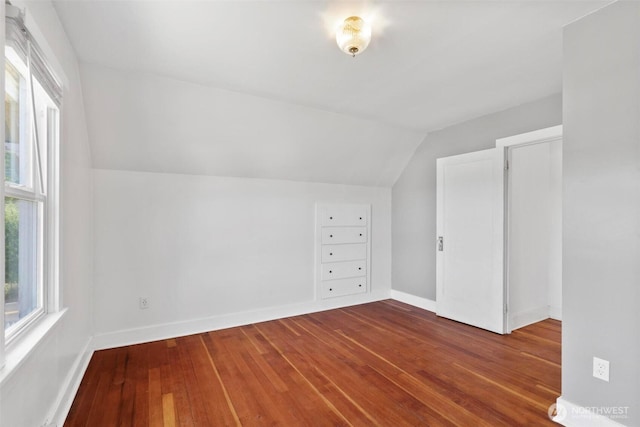 1129 Bunker Creek Rd, Chehalis, WA 98532 - additional living space featuring lofted ceiling and hardwood / wood-style floors