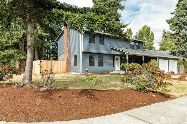1078 NW Kitsap Ter, Oak Harbor, WA 98277 - view of front of property featuring a garage and covered porch