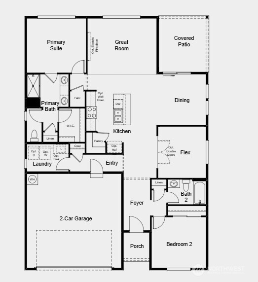 9012 Bowthorpe St SE, Lacey, WA 98513 - view of home floor plan