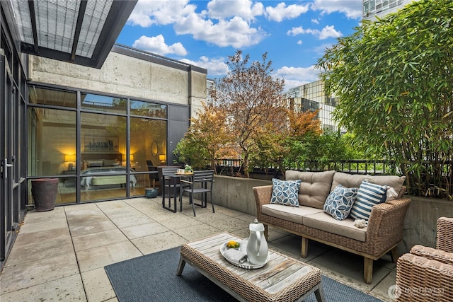 2720 3rd Ave Unit 412, Seattle, WA 98121 - view of patio with an outdoor living space