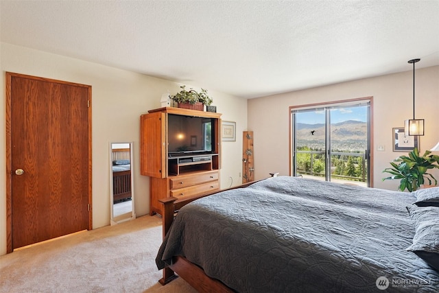 622 Vista View Pl, East Wenatchee, WA 98802 - bedroom with light colored carpet and access to exterior
