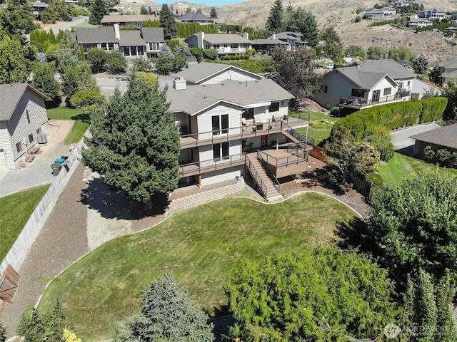 622 Vista View Pl, East Wenatchee, WA 98802 - aerial view of residential area featuring mountains