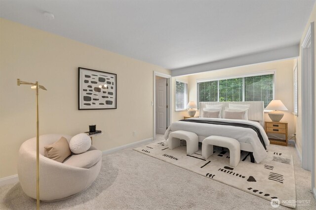 9132 NE 143rd Pl, Kirkland, WA 98034 - carpeted bedroom featuring baseboards
