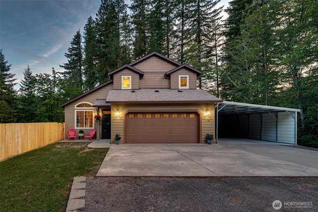 118 Bald Eagle Rd, Ariel, WA 98603 - view of front facade with driveway