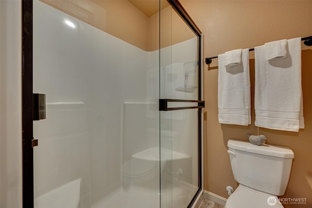118 Bald Eagle Rd, Ariel, WA 98603 - full bathroom featuring toilet and a stall shower