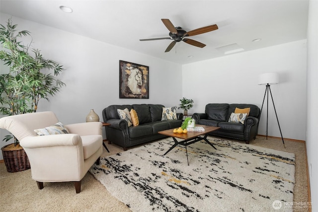 6211 18th Ave SW, Olympia, WA 98512 - living room with a ceiling fan and recessed lighting