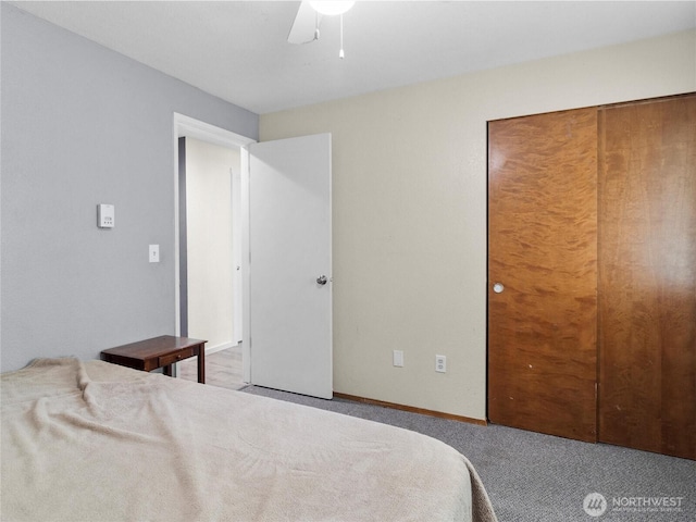 16002 5th Ave E, Tacoma, WA 98445 - bedroom with carpet flooring and a ceiling fan