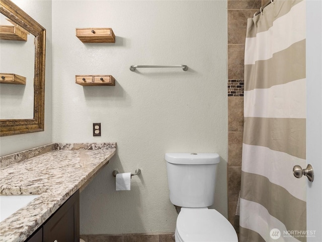16002 5th Ave E, Tacoma, WA 98445 - bathroom featuring vanity and a shower with curtain
