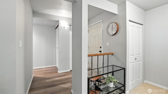 17529 151st Ave SE Unit 7-8, Renton, WA 98058 - corridor featuring baseboards and wood finished floors